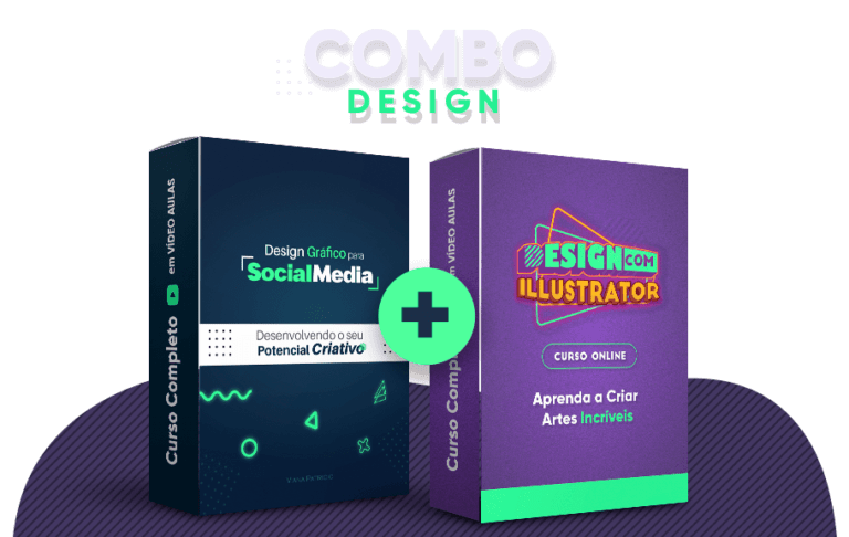 Combo Design: Design Gráfico para Social Media + Design com Illustrator