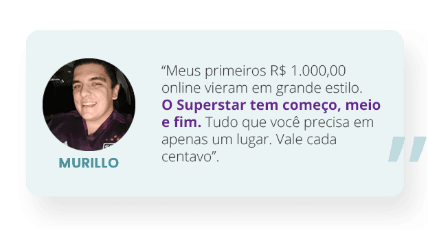 depoimentos resultado Método Superstar