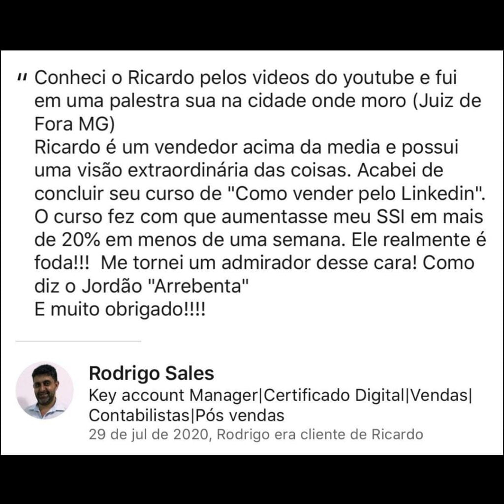Vendas Cura Tudo curso do Jordão