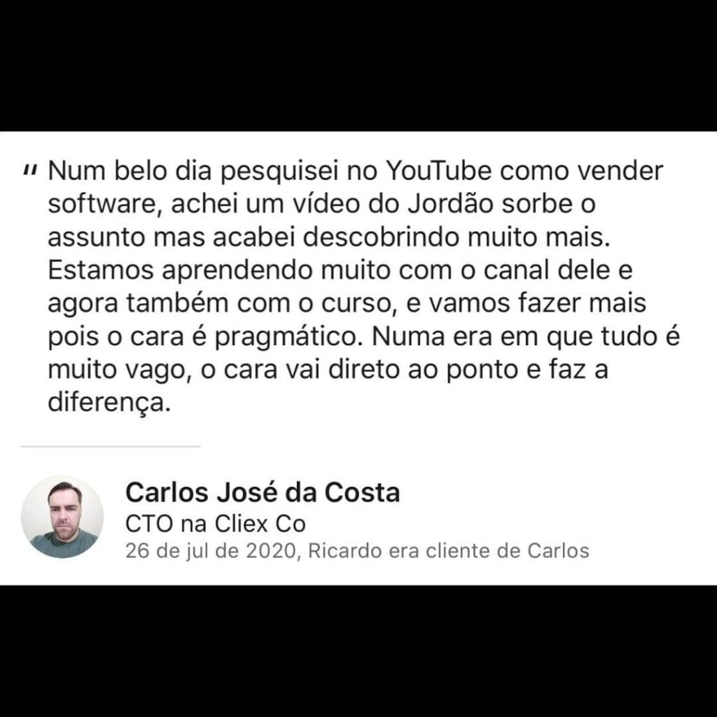 Curso VCT - Vendas Cura Tudo Ricardo Jordão o que é