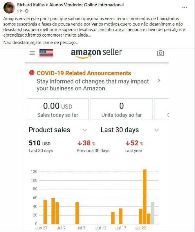 Vendedor Online Internacional - Ultimate Vender na Amazon USA