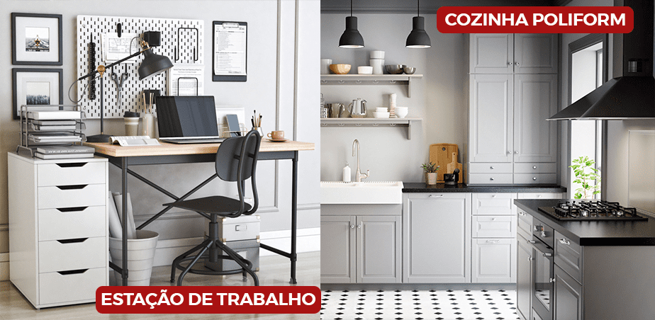 Blocos e Cenas para Estações de Trabalhi, Cozinha