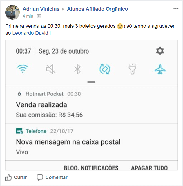 Curso De Marketing Digital Para Afiliados Leonardo David reclame aqui