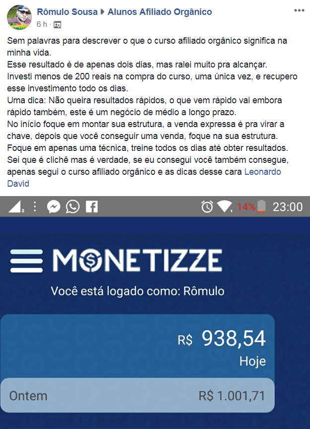 Curso De Marketing Digital Para Afiliados Leonardo David é bom