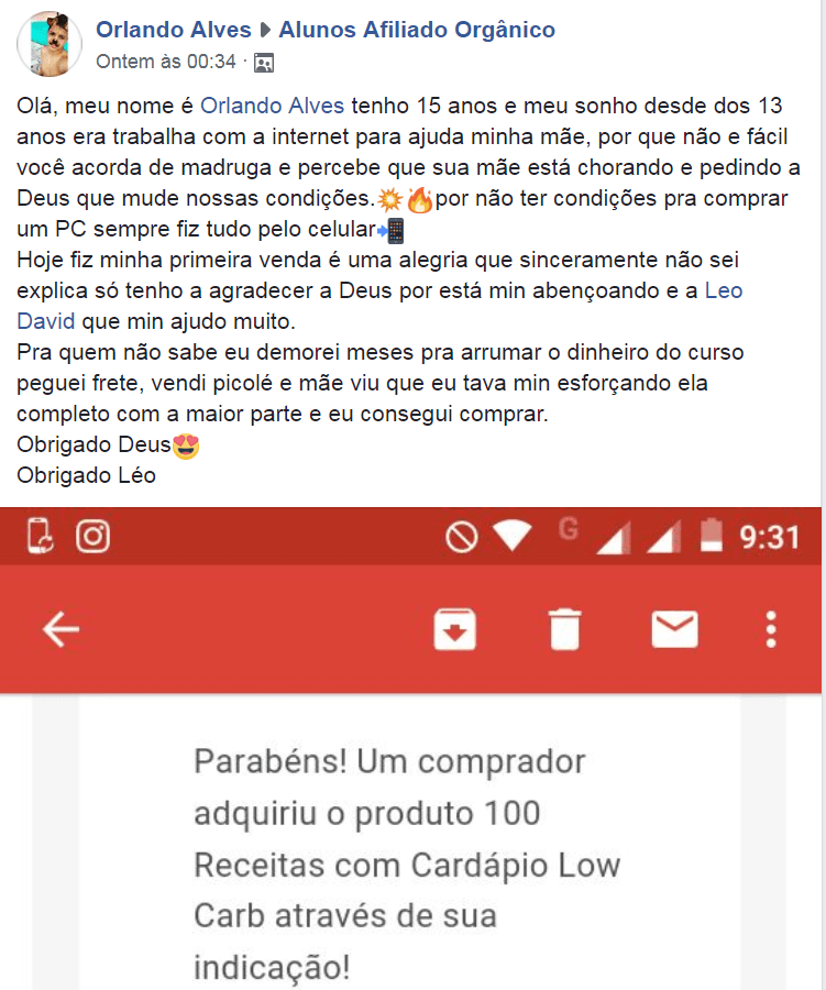 Curso De Marketing Digital Para Afiliados Leonardo David funciona