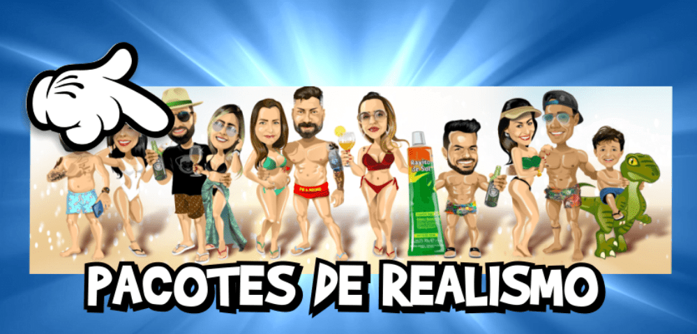 Pacotes de Realismo - Caricaturas