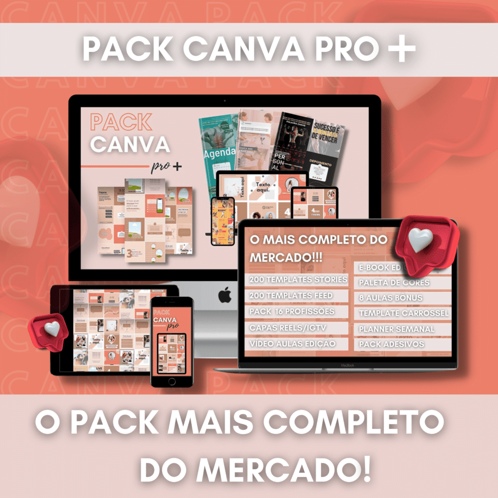 Pack Canva Profissional Templates Prontos Editável para Instagram