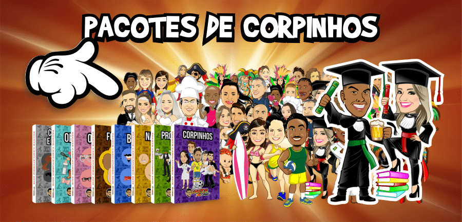 Pacote de Corpinhos - Caricaturbo Elite 21