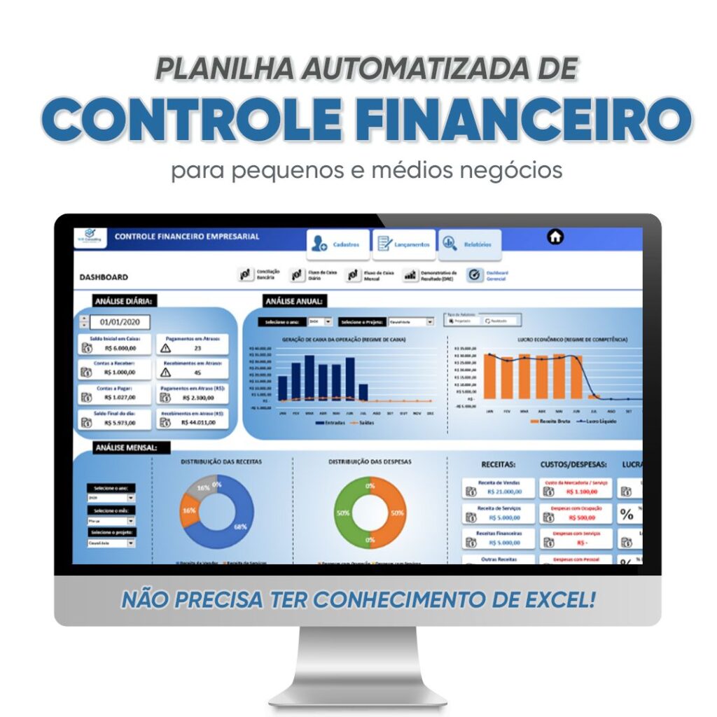 Planilha Controle Financeiro Empresarial