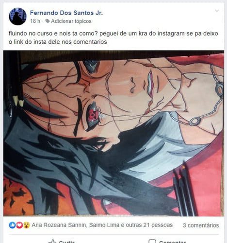Anderson Silva curso de desenho