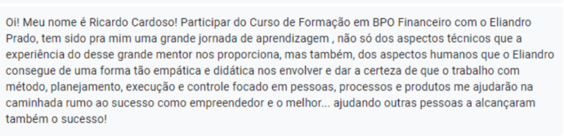 Formação em BPO Financeiro