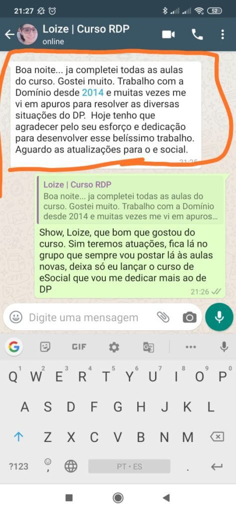 RDP 3.0 | Rotinas Do Departamento Pessoal + eSocial + DCTFWEB depoimentos