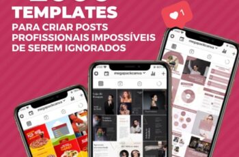 Mega Pack Canva + 2000 Modelos de Posts Profissionais para Redes Sociais