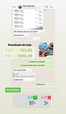 Robô Rico Trading Automatizado