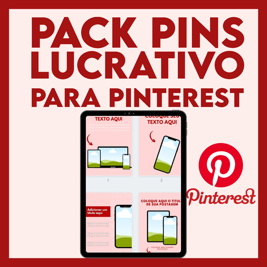 Pack Pins Lucrativos Pinterest