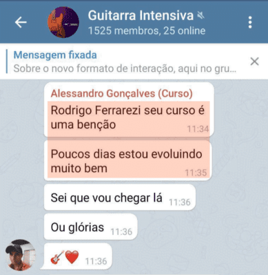 Curso Guitarra Intensiva 2.0 é confiável