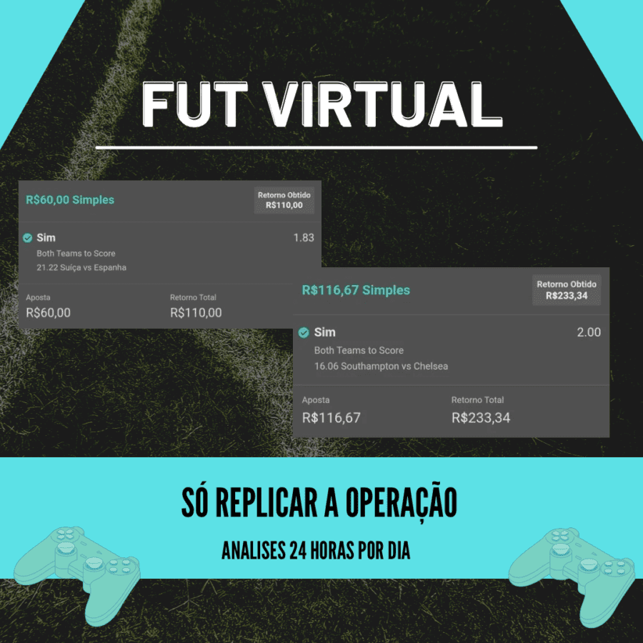 Futebol Virtual digital gram