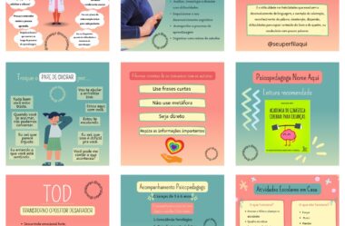 Canva Psicopedagogia Pacote de Artes para  Instagram e Redes Sociais