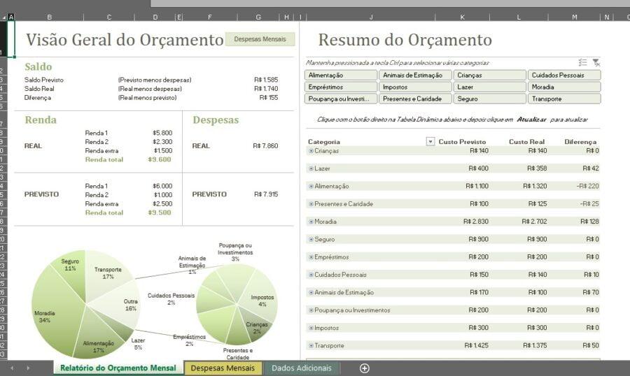 Excel Planilhas Editáveis download