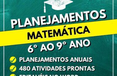 Matemática – Planejamentos do 6º ao 9º ano – BNCC 2023 PDF Download