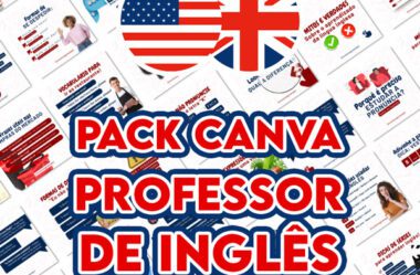 Canva Professor de Inglês Artes Prontas Download