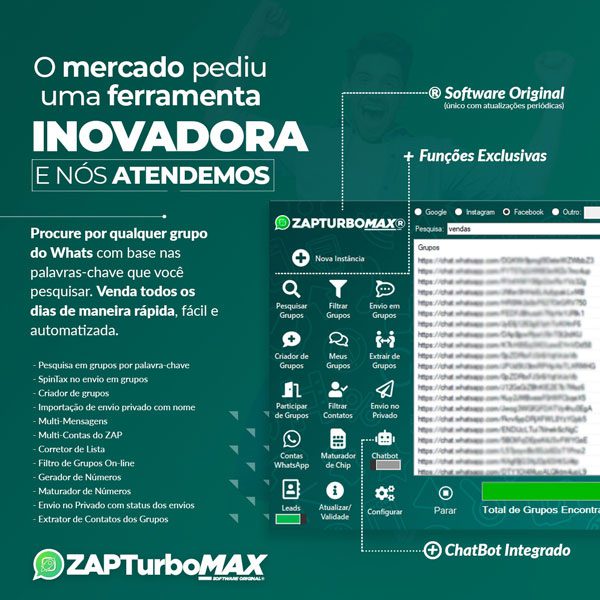 ZAPTurboMAX® - Automação WhatsApp