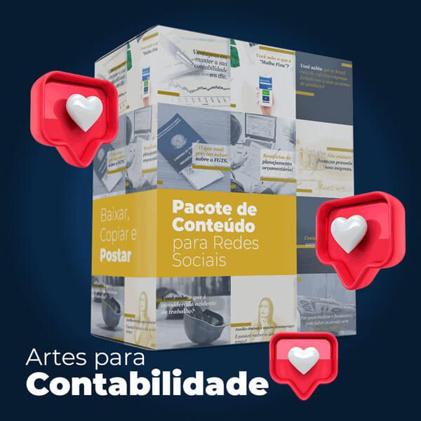 +200 Artes para Contabilidade + BÔNUS: Artes para Contabilidade