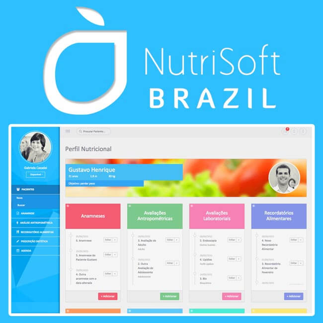Software para Nutricionistas - NutriSoft Brazil