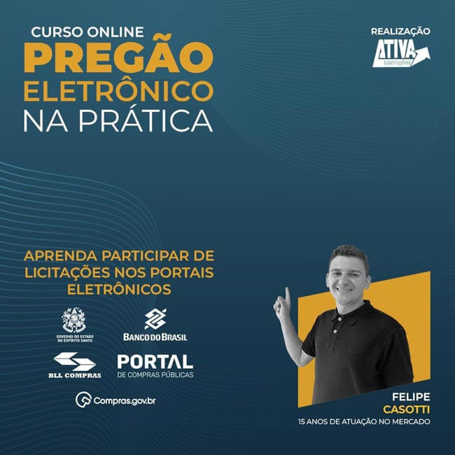 Curso de Pregão Eletrônico na Prática do Felipe Casoti 