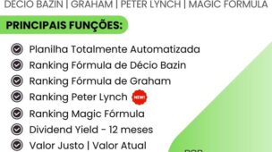 Planilha Automática - Ações Mais Baratas da Bolsa