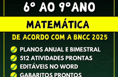 Matemática – Planejamentos do 6º ao 9º ano – BNCC 2025 PDF Download