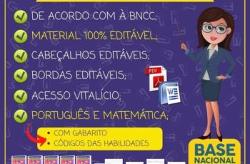 Avaliação Diagnóstica 1º ao 5º ano - KIT SÓ ESCOLA