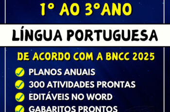 LÍNGUA PORTUGUESA - Planejamentos e Atividades - Novo Ensino Médio 2025