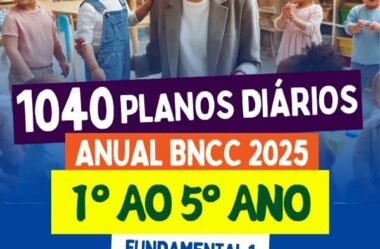 PLANOS DIÁRIOS – 1º AO 5º ANO – BNCC 2025 ALFABETINHO
