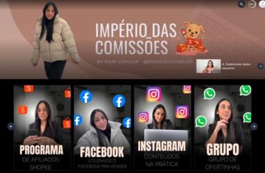 Império das Comissões – Mari Cavilha: Vender Como Afiliada Shopee